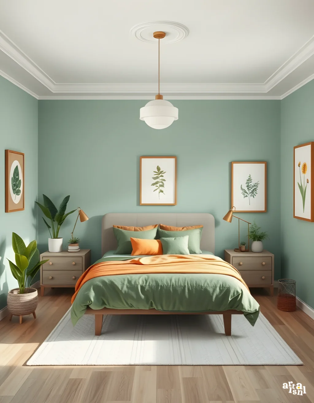 35+ Serene Earthy Green Bedroom Ideas You Must See