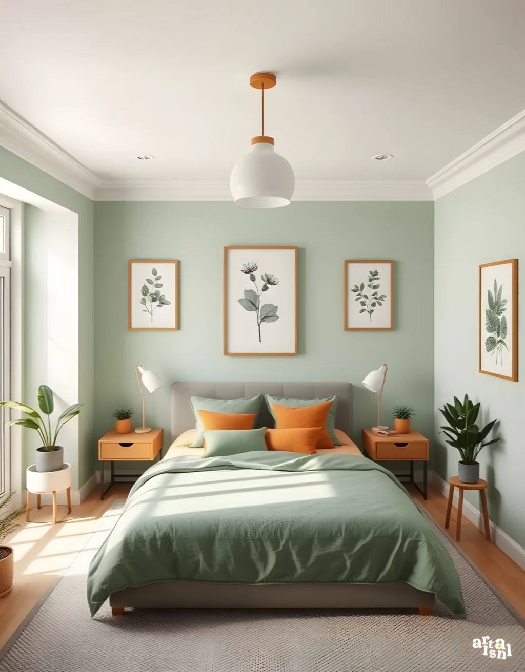 35+ Serene Earthy Green Bedroom Ideas You Must See