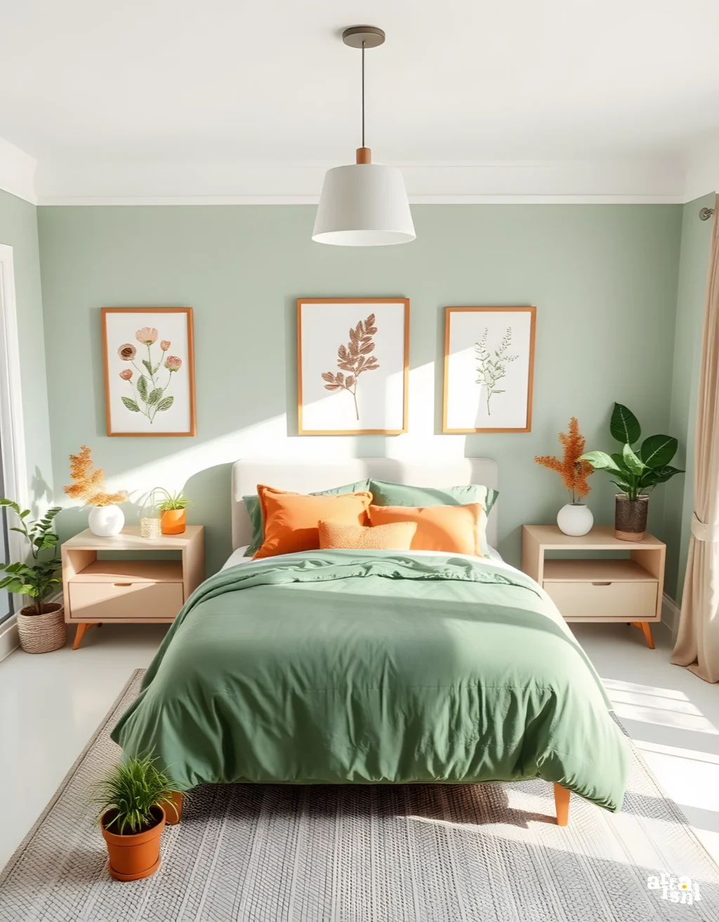 35+ Serene Earthy Green Bedroom Ideas You Must See