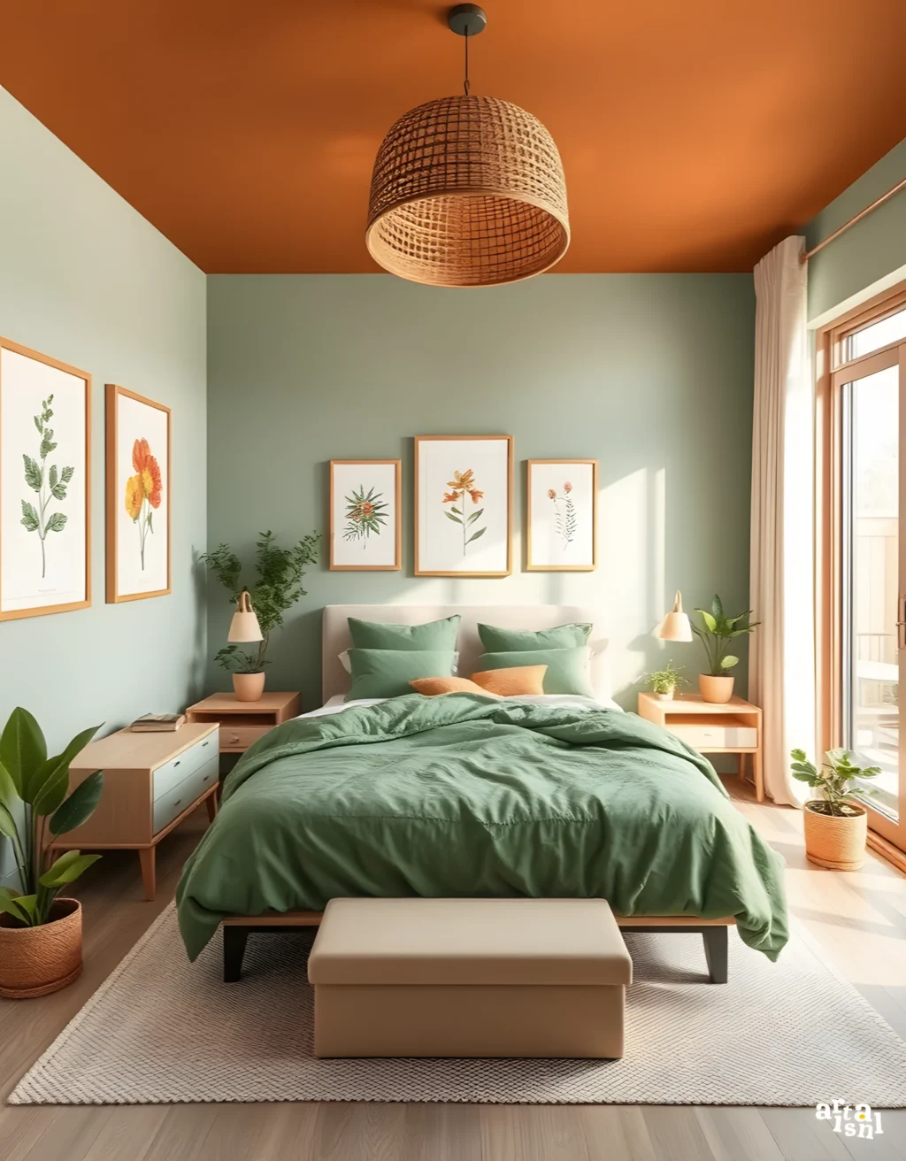 35+ Serene Earthy Green Bedroom Ideas You Must See