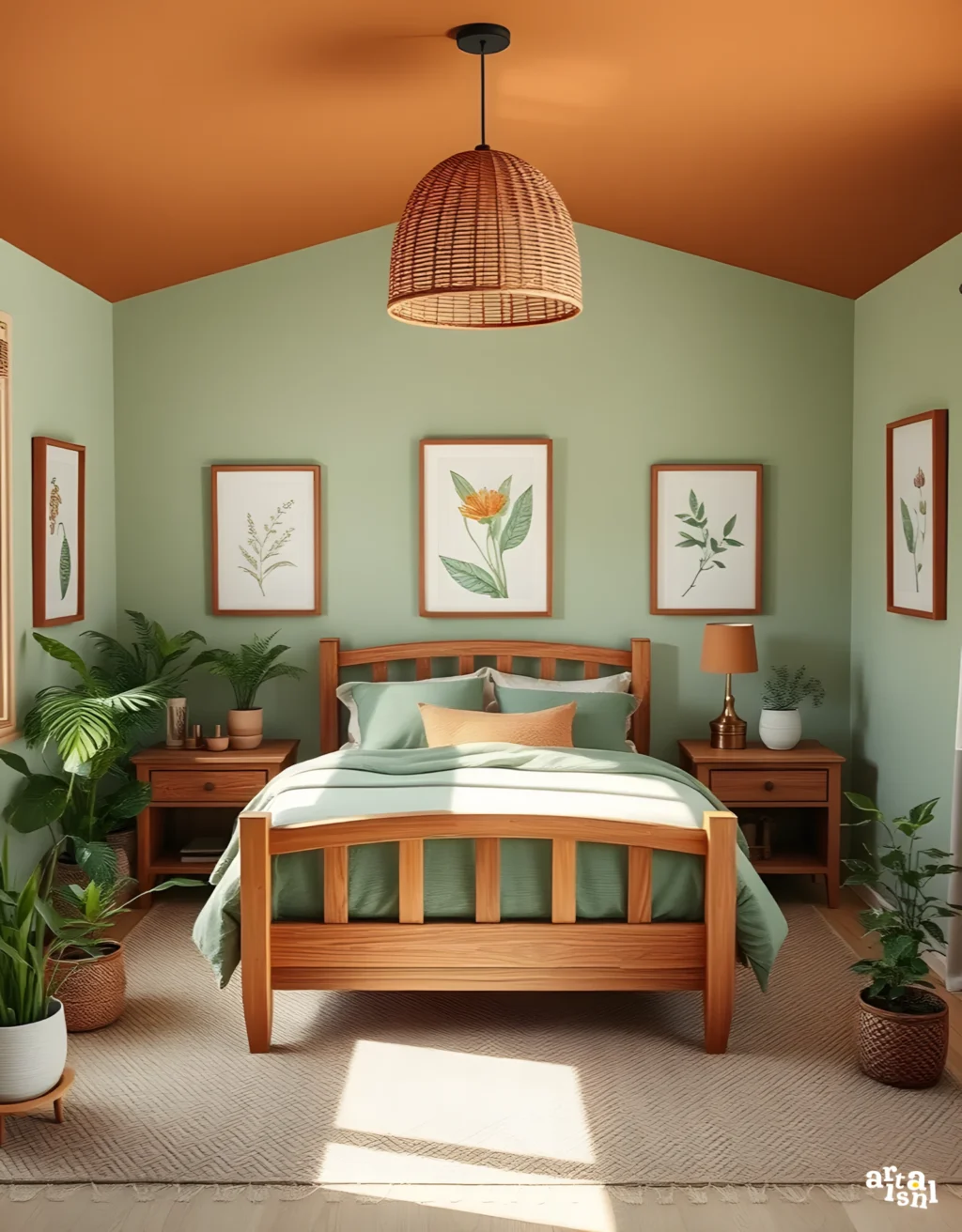 35+ Serene Earthy Green Bedroom Ideas You Must See