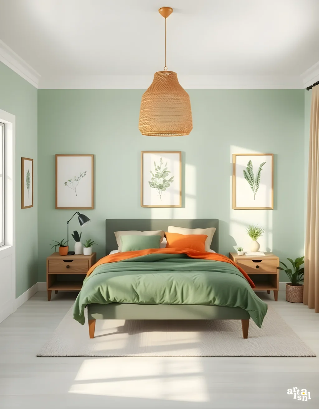 35+ Serene Earthy Green Bedroom Ideas You Must See