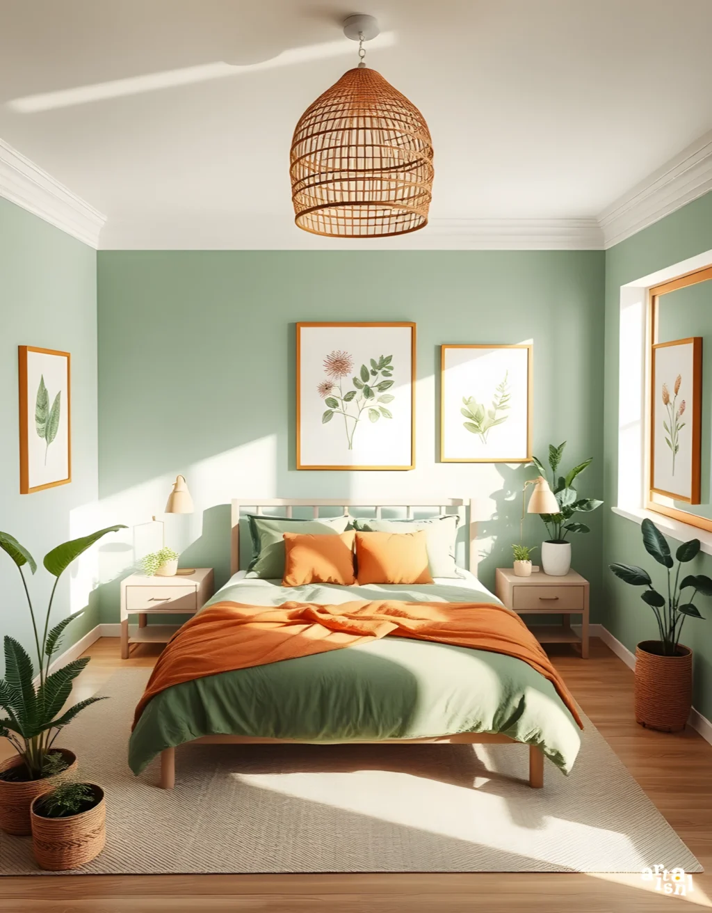 35+ Serene Earthy Green Bedroom Ideas You Must See