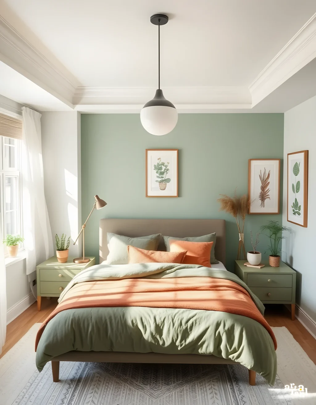 35+ Serene Earthy Green Bedroom Ideas You Must See