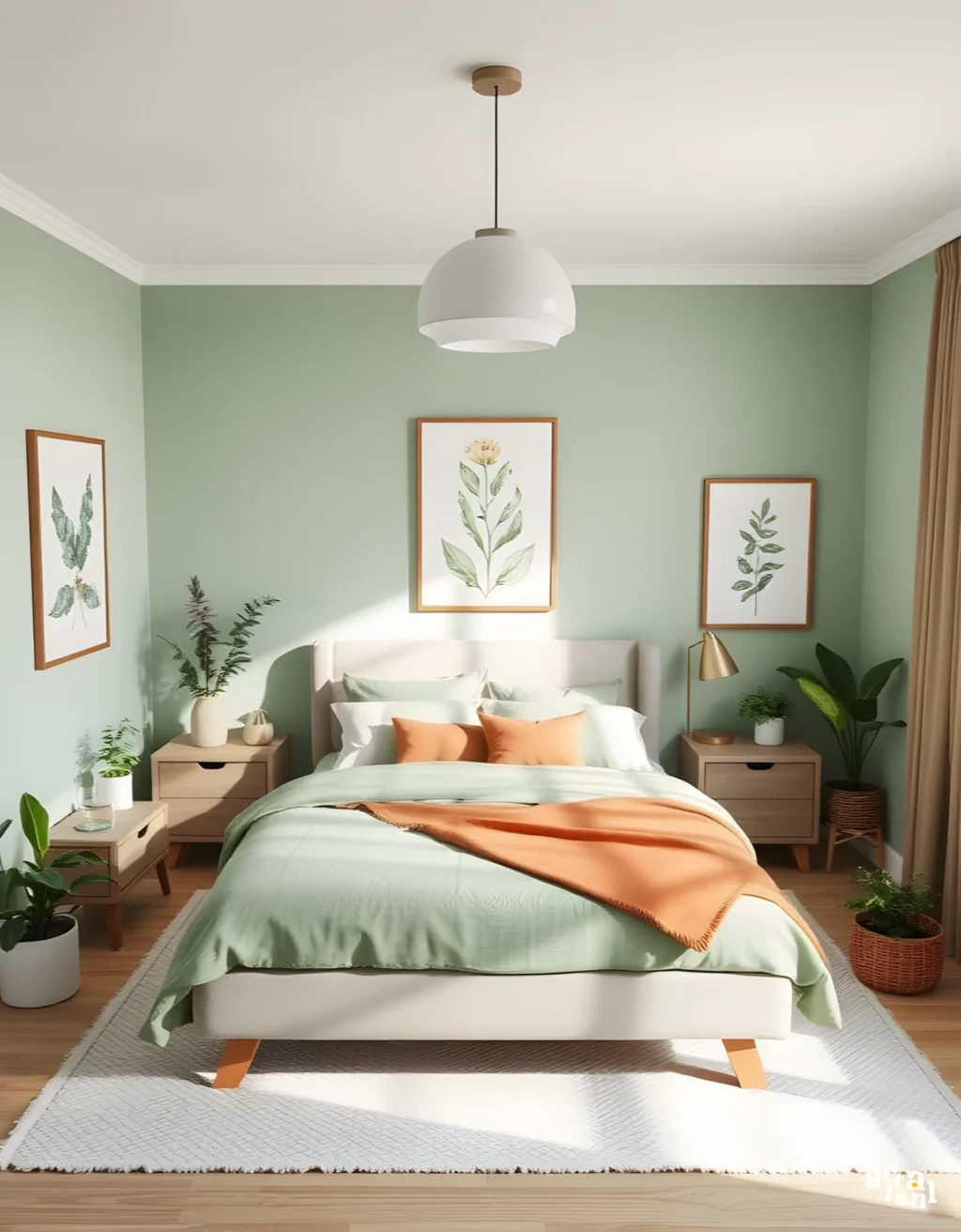 35+ Serene Earthy Green Bedroom Ideas You Must See