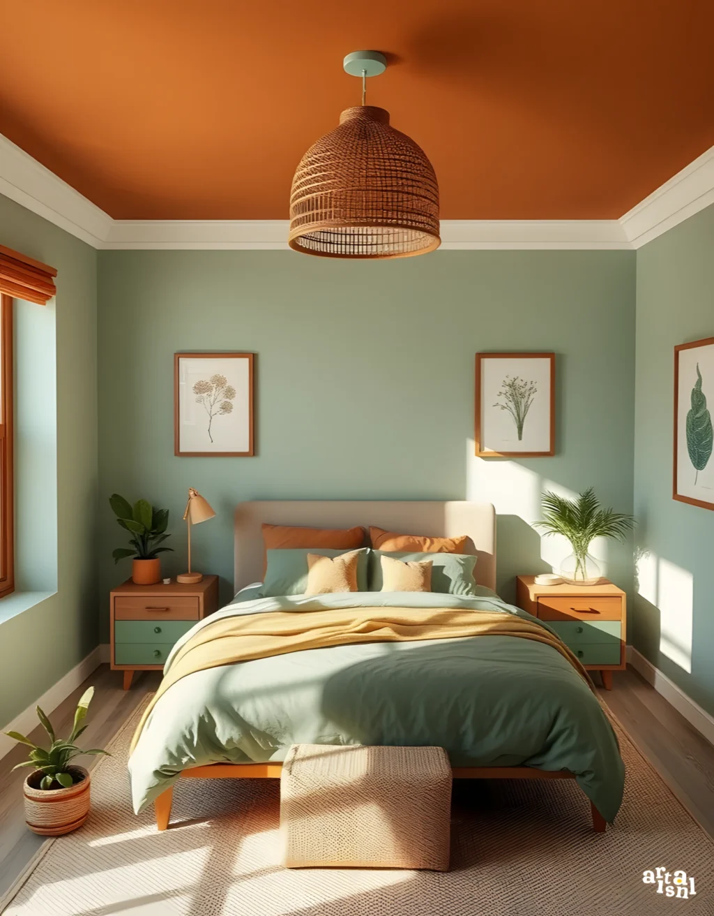 35+ Serene Earthy Green Bedroom Ideas You Must See