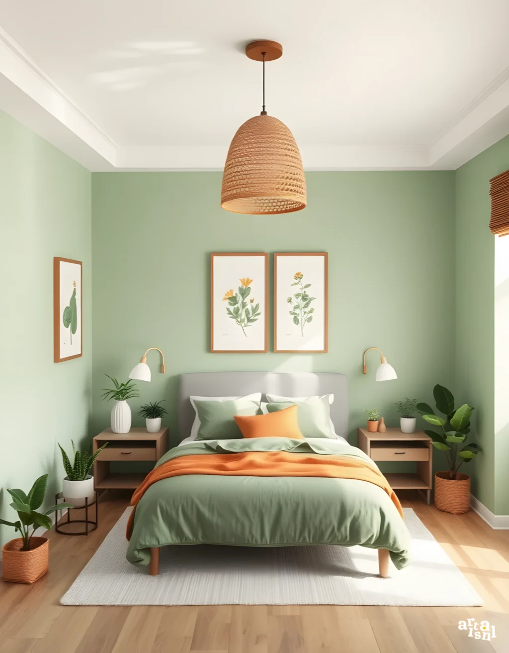 35+ Serene Earthy Green Bedroom Ideas You Must See