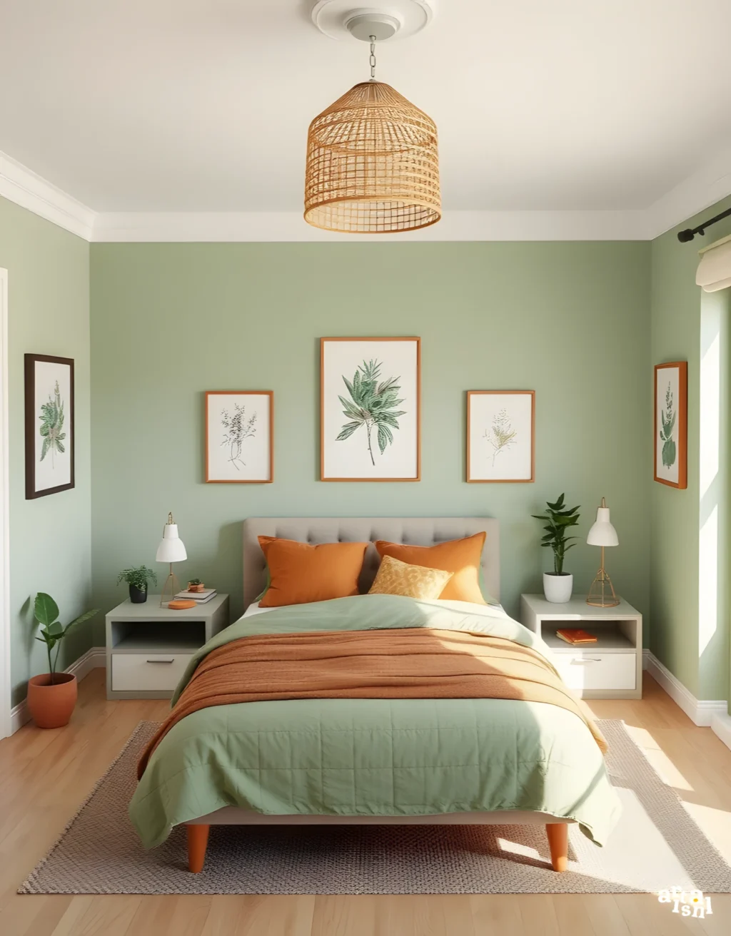 35+ Serene Earthy Green Bedroom Ideas You Must See