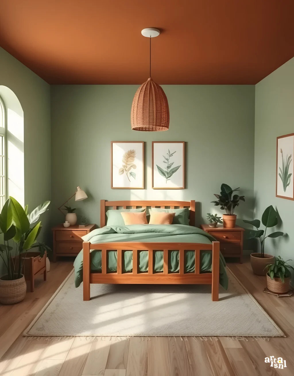 35+ Serene Earthy Green Bedroom Ideas You Must See