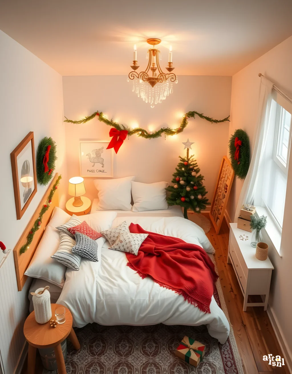 Charming Christmas Decor for Your Bedroom Artisanal Home Goods-10