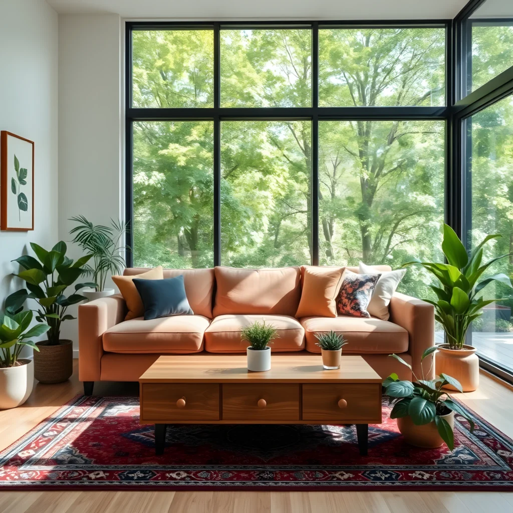 35 Stylish Ways to Decorate Your Living Room Using Natural Light and Earthy Tones