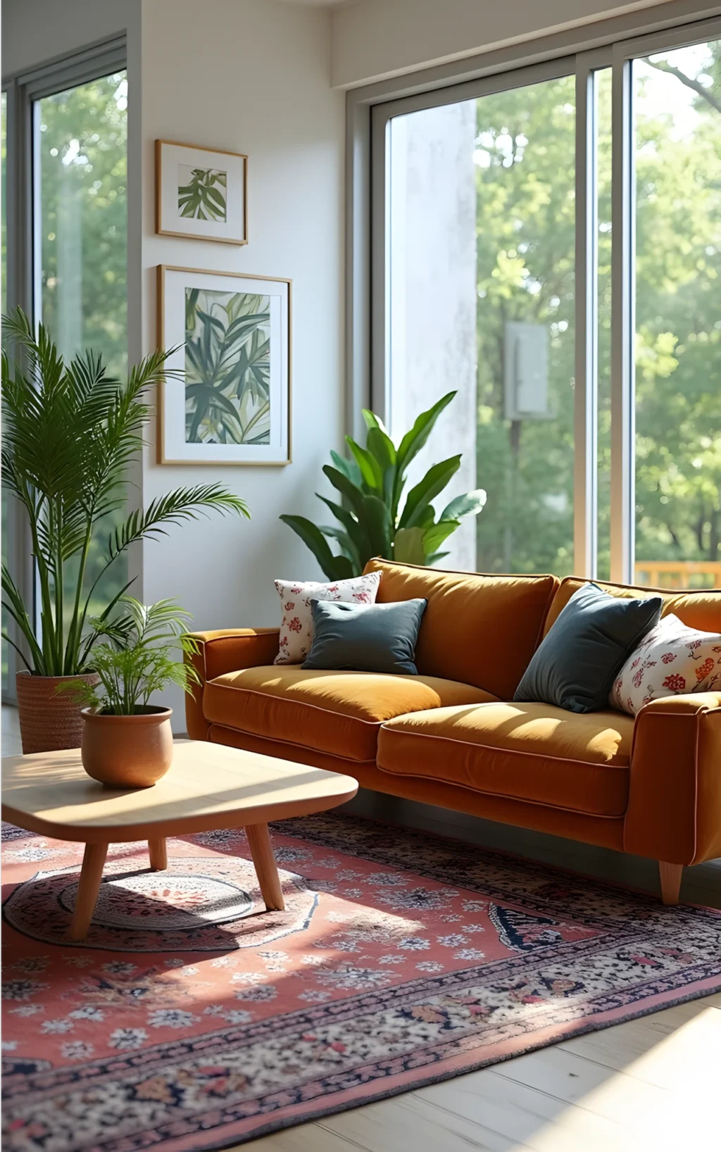 35 Stylish Ways to Decorate Your Living Room Using Natural Light and Earthy Tones