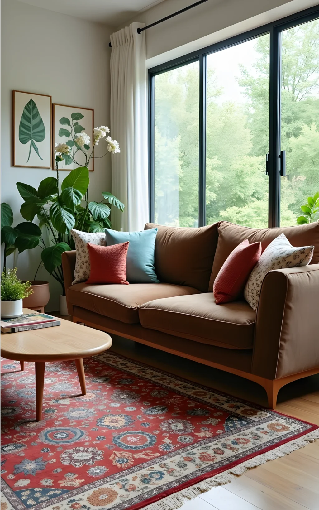 35 Stylish Ways to Decorate Your Living Room Using Natural Light and Earthy Tones