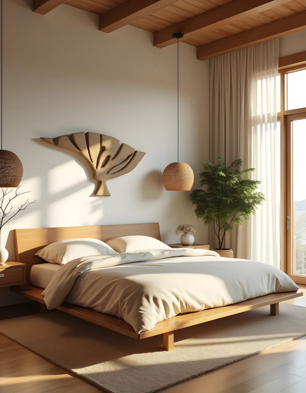 Transform Your Bedroom into a Peaceful Oasis with These Natural Texture Secrets!