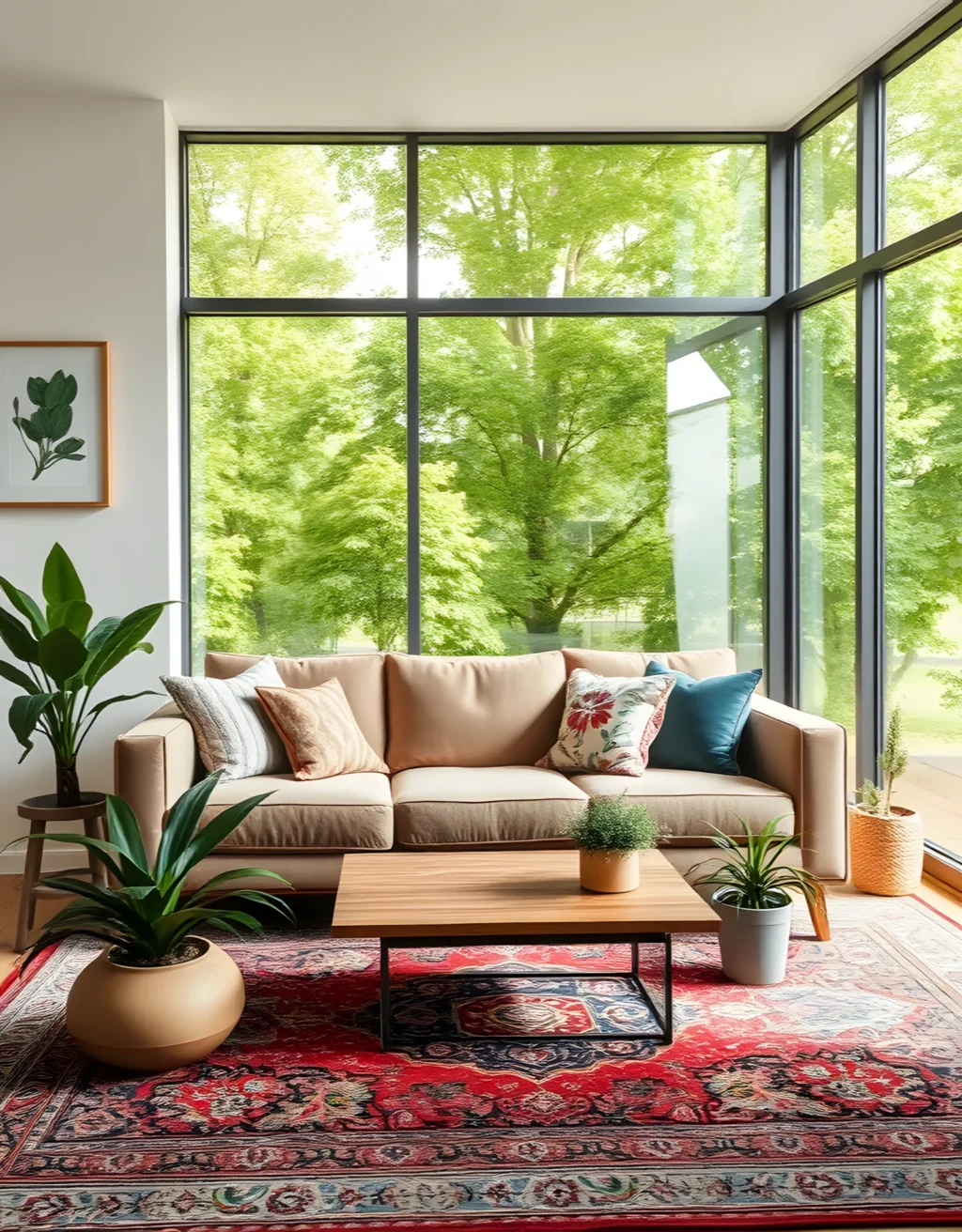 35 Stylish Ways to Decorate Your Living Room Using Natural Light and Earthy Tones