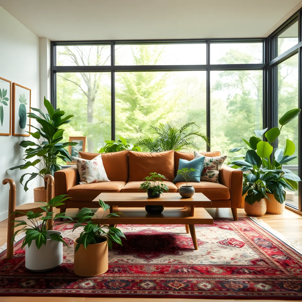 35 Stylish Ways to Decorate Your Living Room Using Natural Light and Earthy Tones