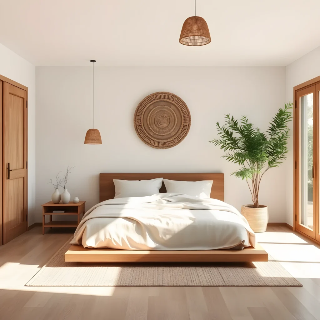 Transform Your Bedroom into a Peaceful Oasis with These Natural Texture Secrets!