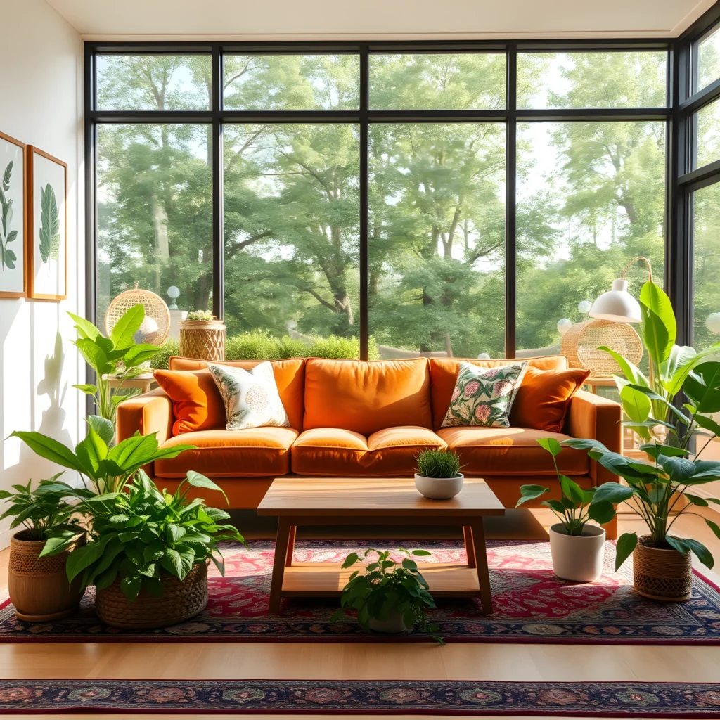 35 Stylish Ways to Decorate Your Living Room Using Natural Light and Earthy Tones