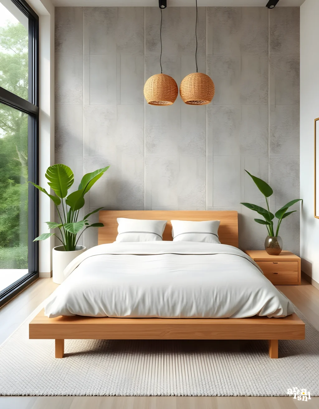 Modern Minimalist Bedroom Inspirations Artisanal Home Goods-2