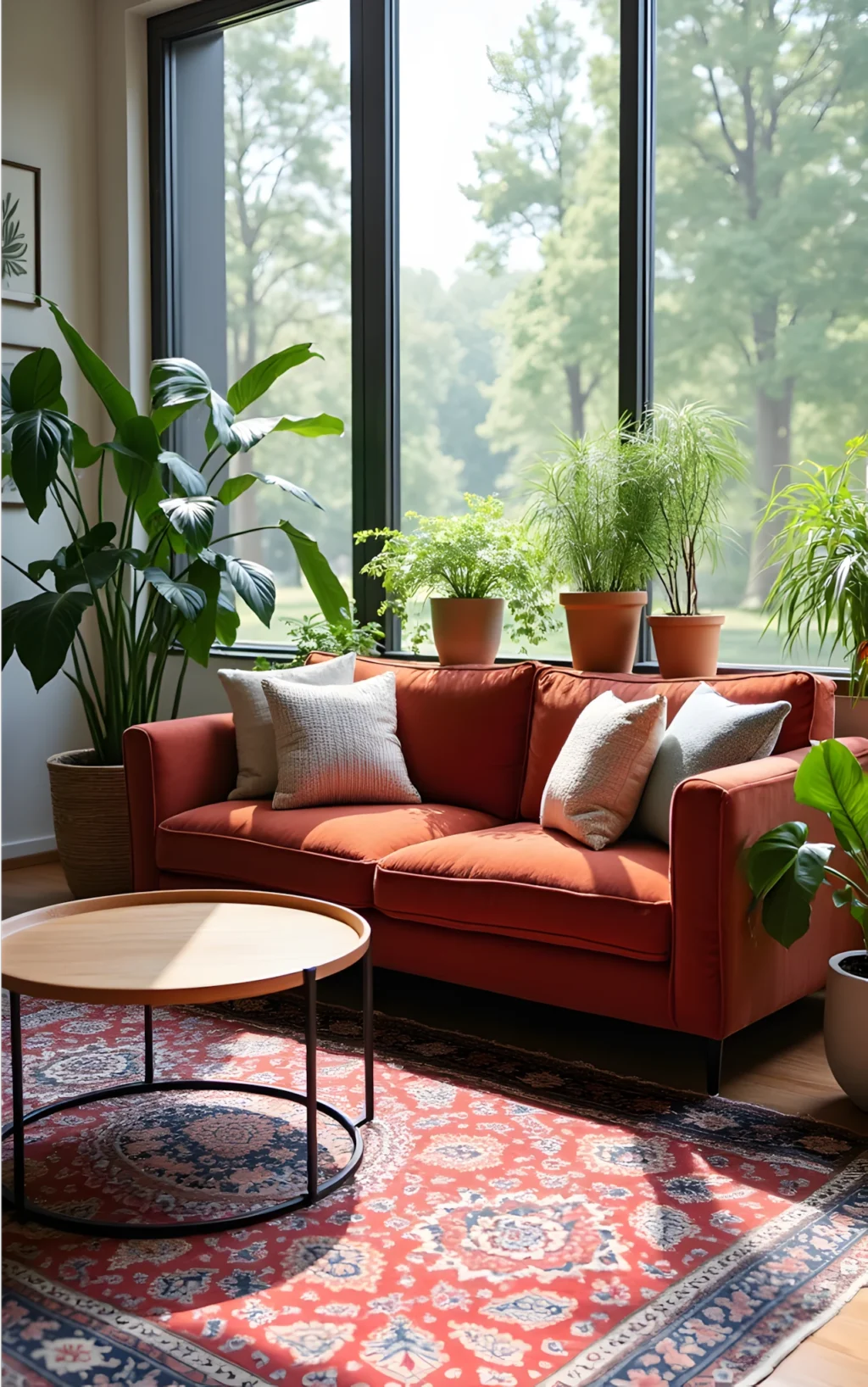 35 Stylish Ways to Decorate Your Living Room Using Natural Light and Earthy Tones