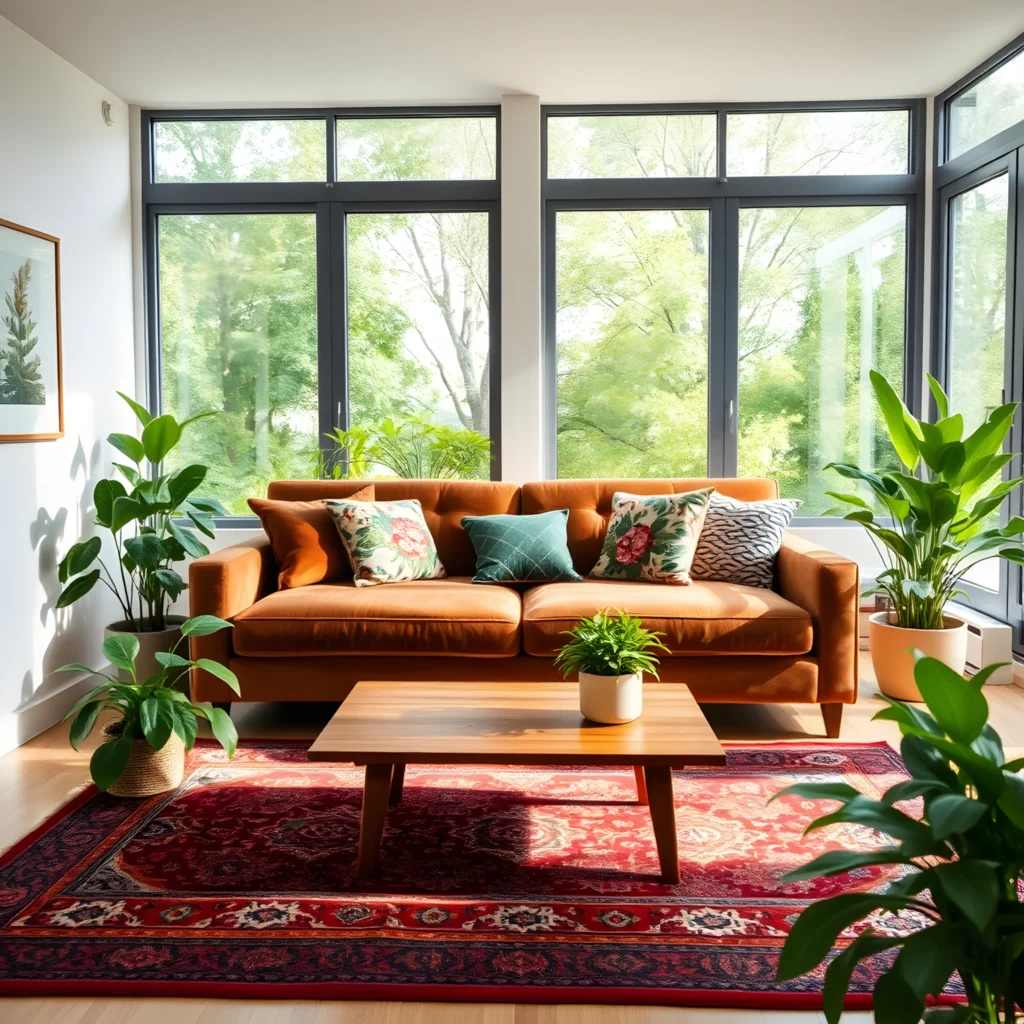 35 Stylish Ways to Decorate Your Living Room Using Natural Light and Earthy Tones