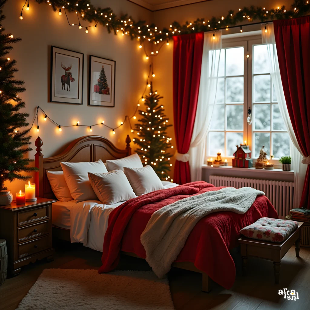 Nordic Christmas Cozy Bedroom Artisanal Home Goods-20