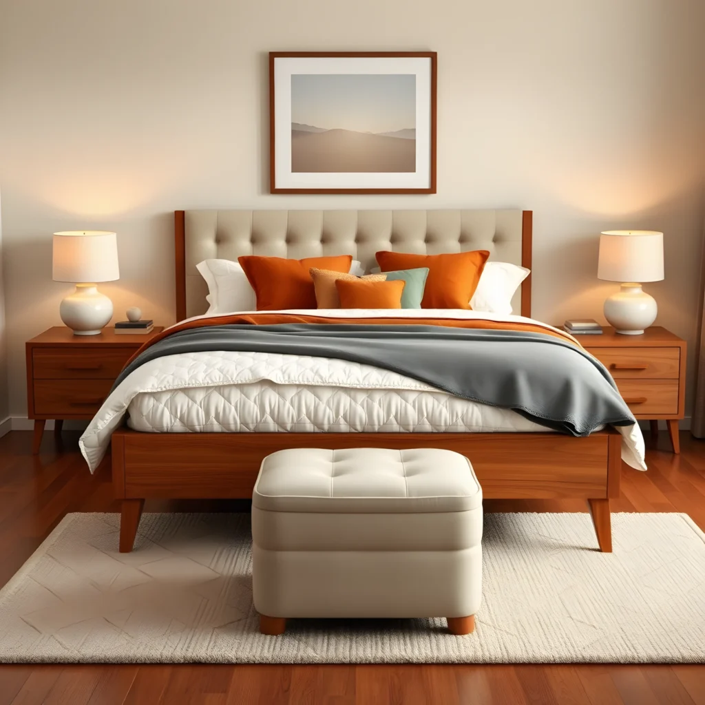 Simple Tips for Mid-Century Bedroom Decor Artisanal Home Goods-5