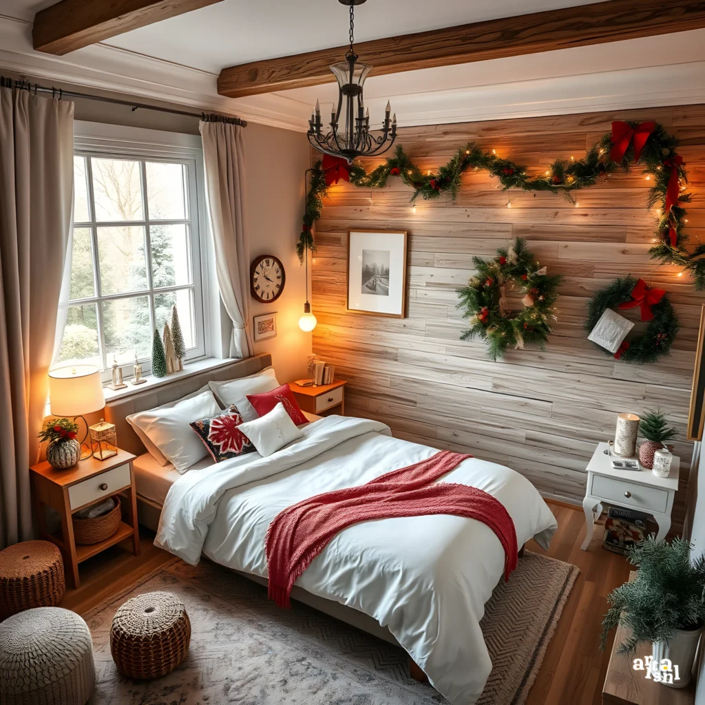 Soft Lighting Christmas Cozy Bedroom Artisanal Home Goods-13