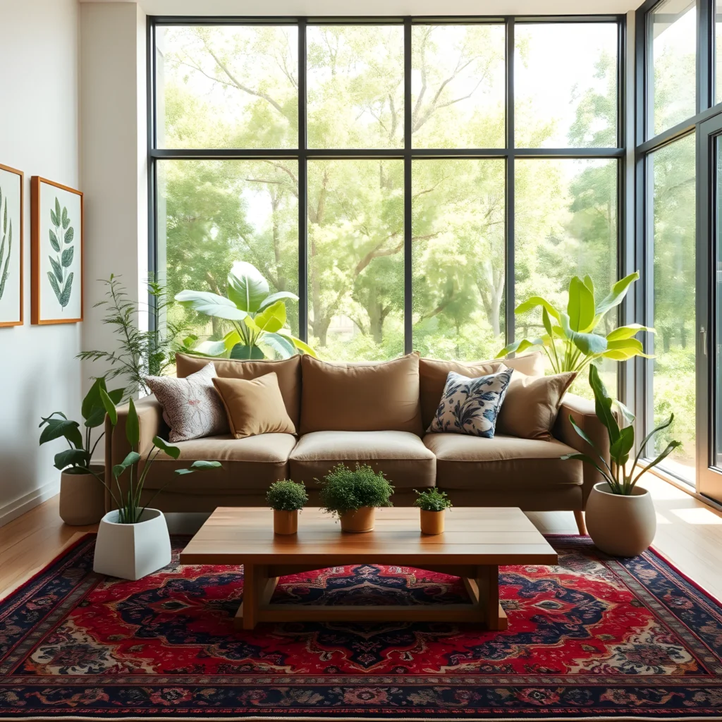 35 Stylish Ways to Decorate Your Living Room Using Natural Light and Earthy Tones