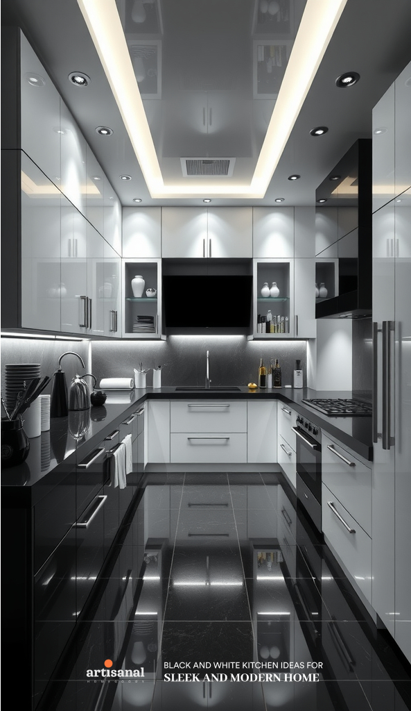 38 Timeless Black and White Kitchen Ideas for a Sleek and Modern Home