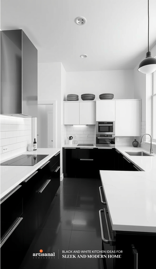 38 Timeless Black and White Kitchen Ideas for a Sleek and Modern Home