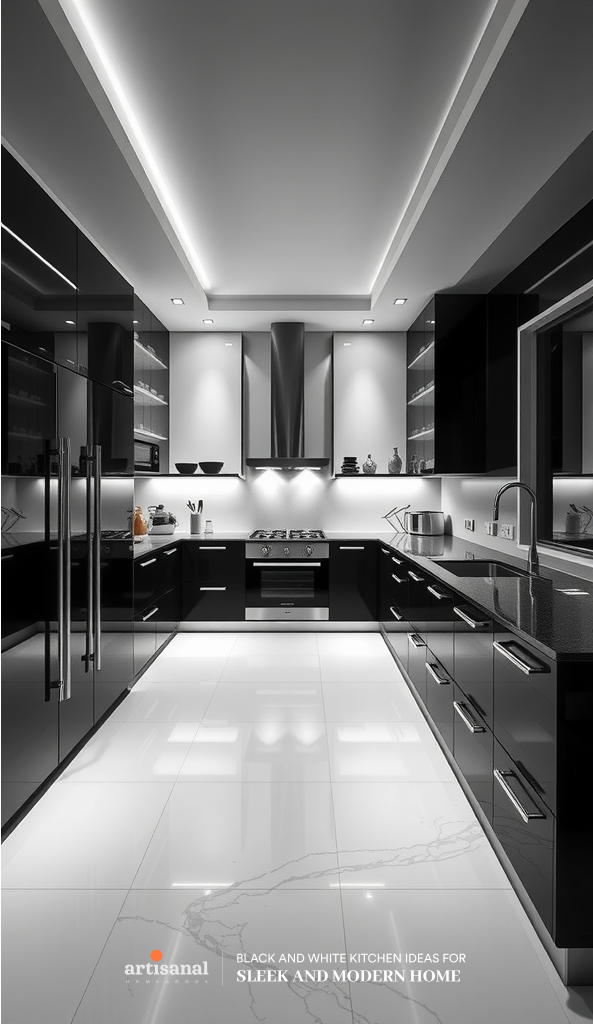 38 Timeless Black and White Kitchen Ideas for a Sleek and Modern Home