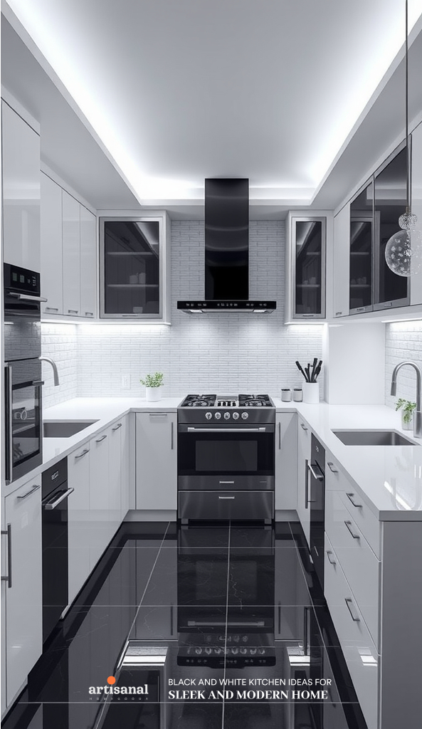 38 Timeless Black and White Kitchen Ideas for a Sleek and Modern Home