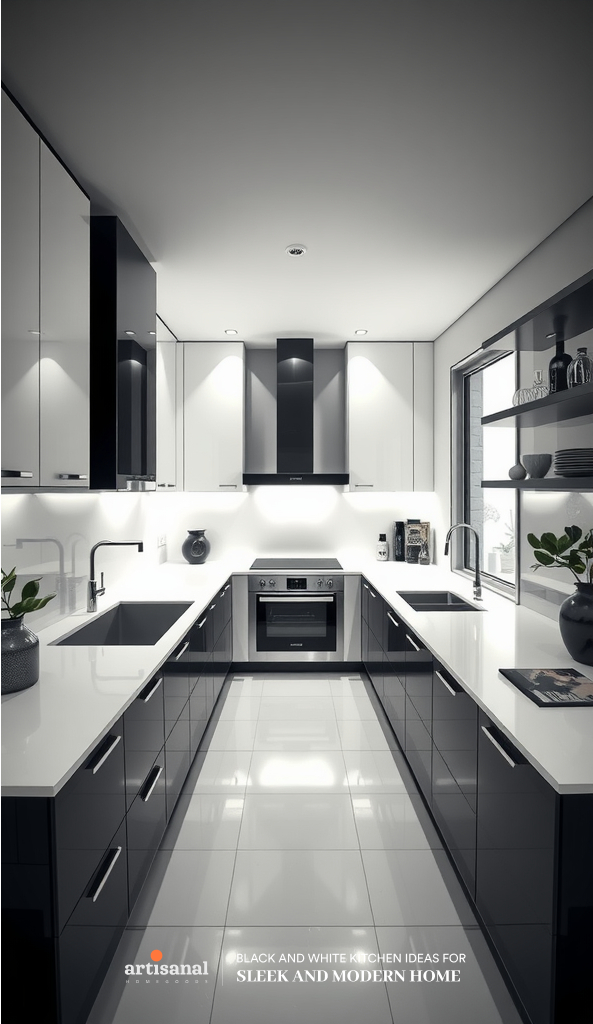 38 Timeless Black and White Kitchen Ideas for a Sleek and Modern Home