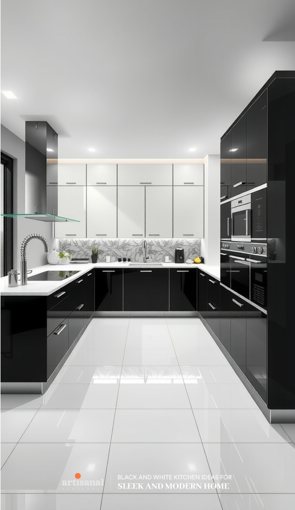 38 Timeless Black and White Kitchen Ideas for a Sleek and Modern Home