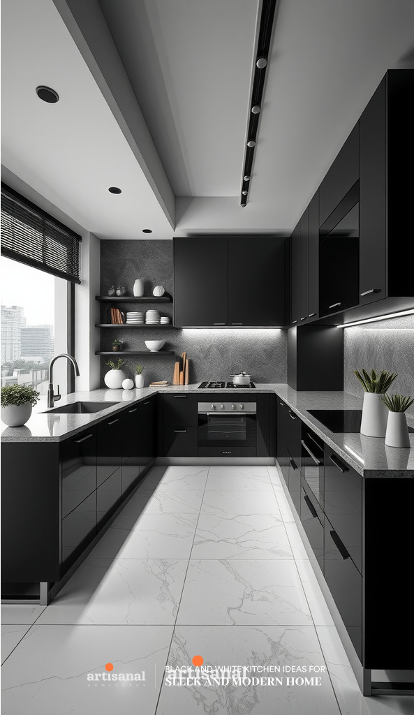 38 Timeless Black and White Kitchen Ideas for a Sleek and Modern Home