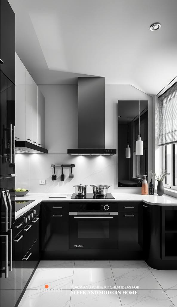 38 Timeless Black and White Kitchen Ideas for a Sleek and Modern Home