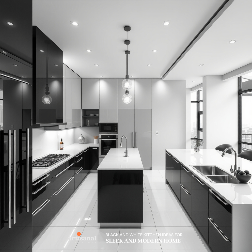 38 Timeless Black and White Kitchen Ideas for a Sleek and Modern Home