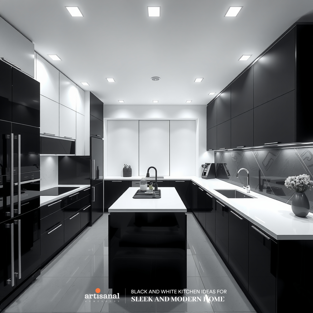 38 Timeless Black and White Kitchen Ideas for a Sleek and Modern Home