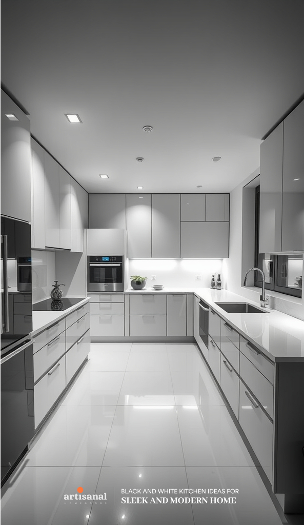 38 Timeless Black and White Kitchen Ideas for a Sleek and Modern Home