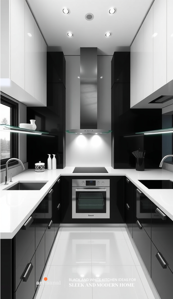 38 Timeless Black and White Kitchen Ideas for a Sleek and Modern Home