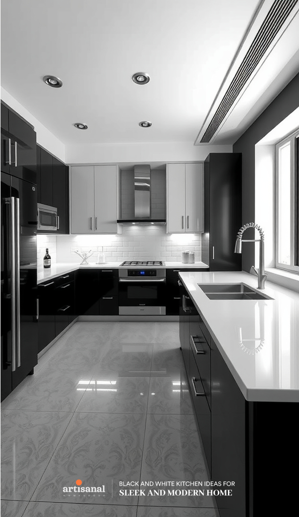 38 Timeless Black and White Kitchen Ideas for a Sleek and Modern Home