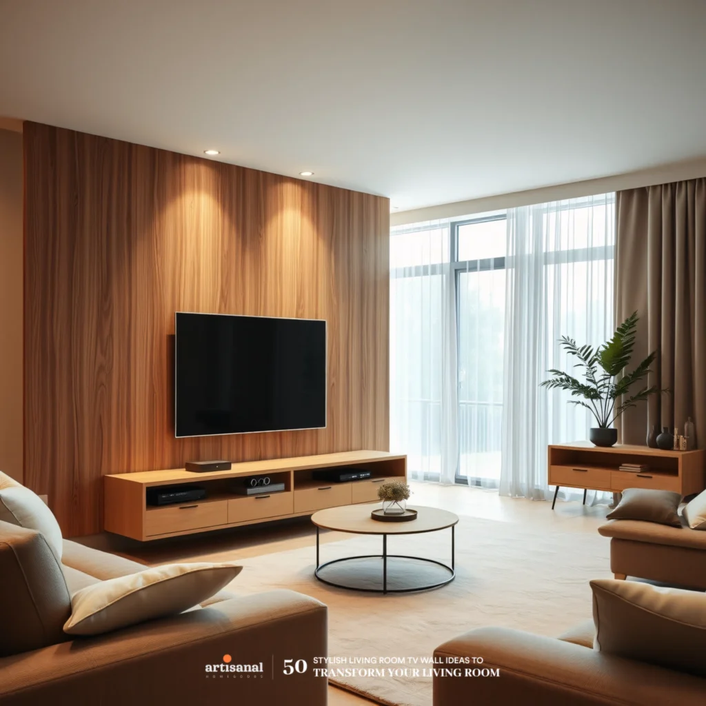 50 Modern TV Wall Ideas to Transform Your Living Room in 2025