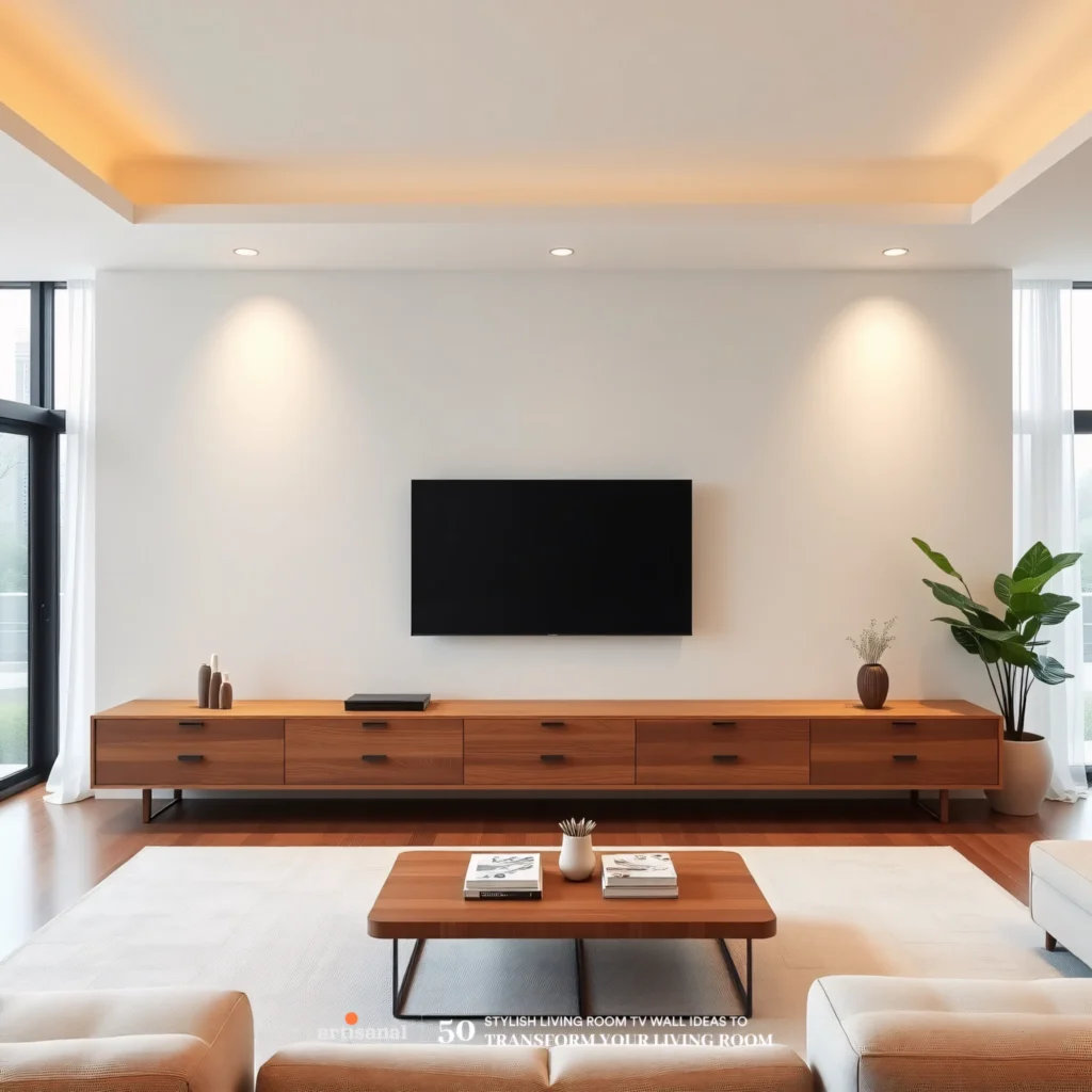 50 Modern TV Wall Ideas to Transform Your Living Room in 2025