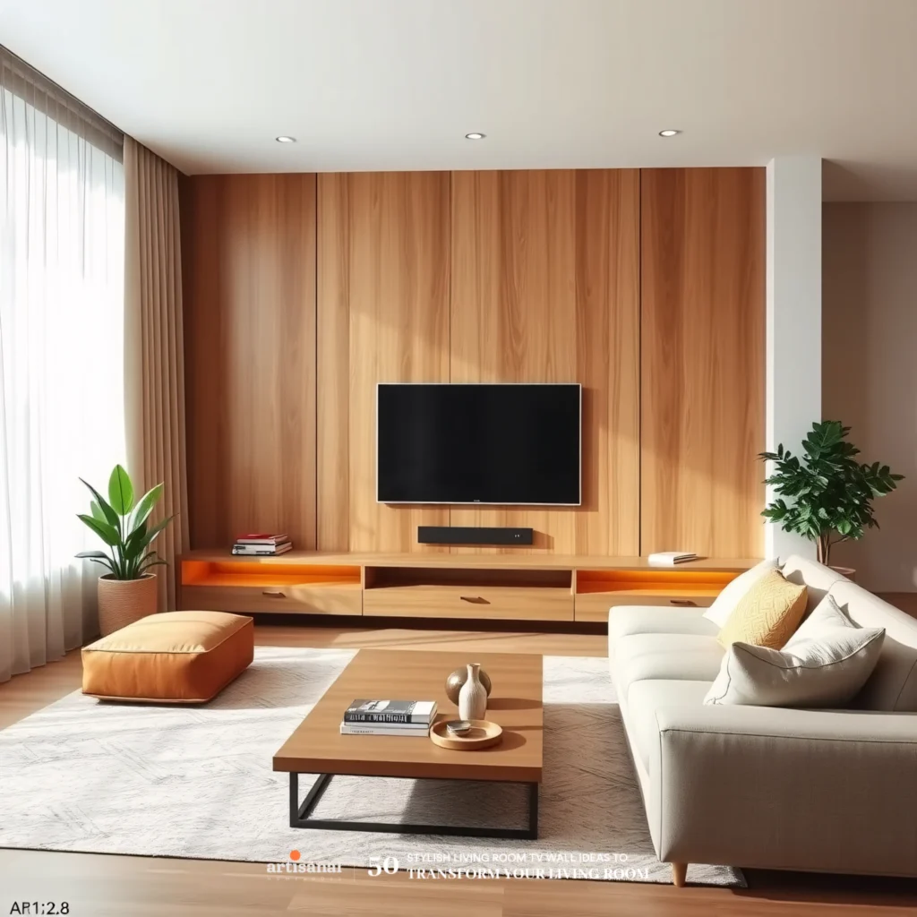 50 Modern TV Wall Ideas to Transform Your Living Room in 2025