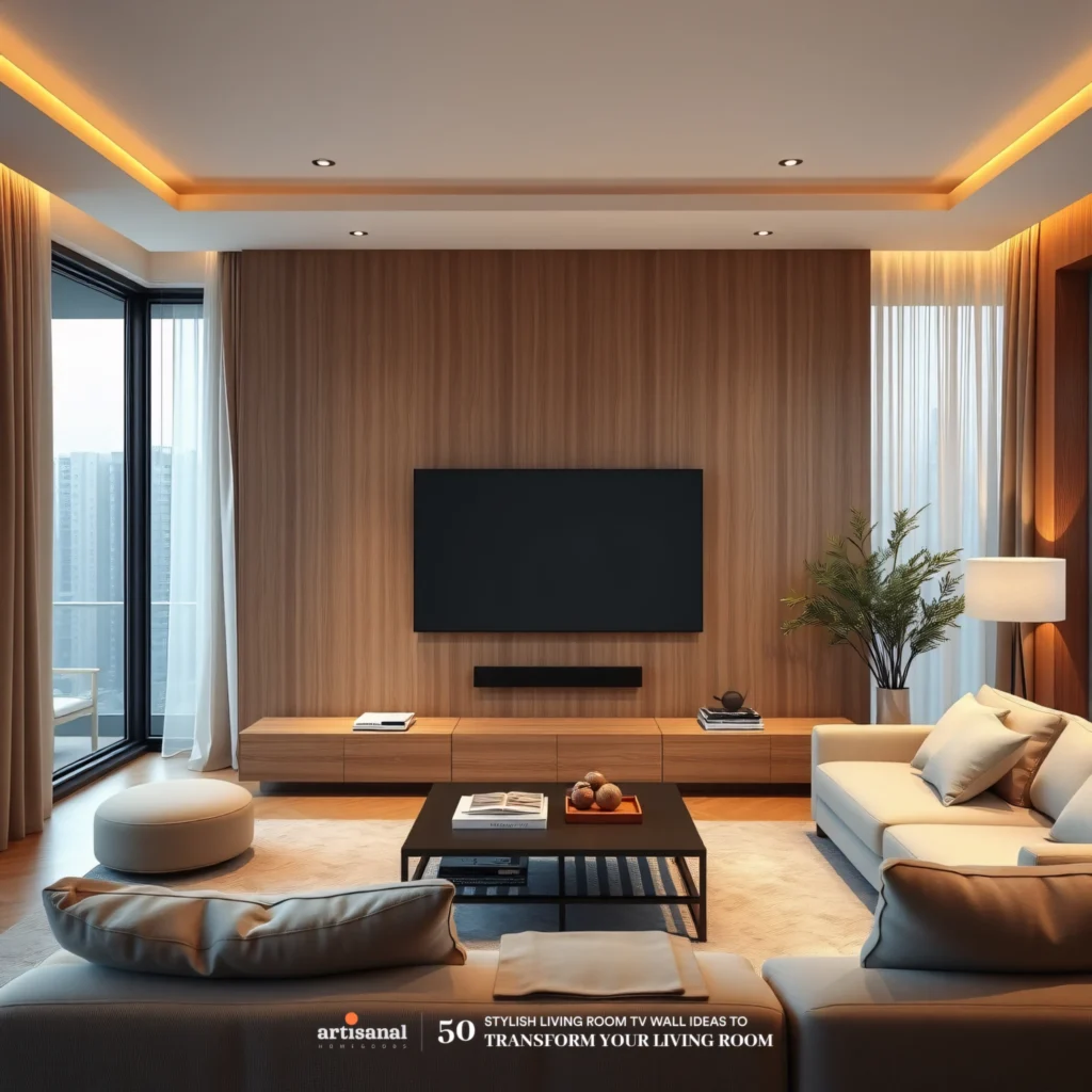 50 Modern TV Wall Ideas to Transform Your Living Room in 2025