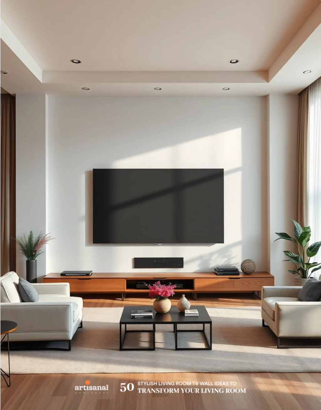 50 Modern TV Wall Ideas to Transform Your Living Room in 2025