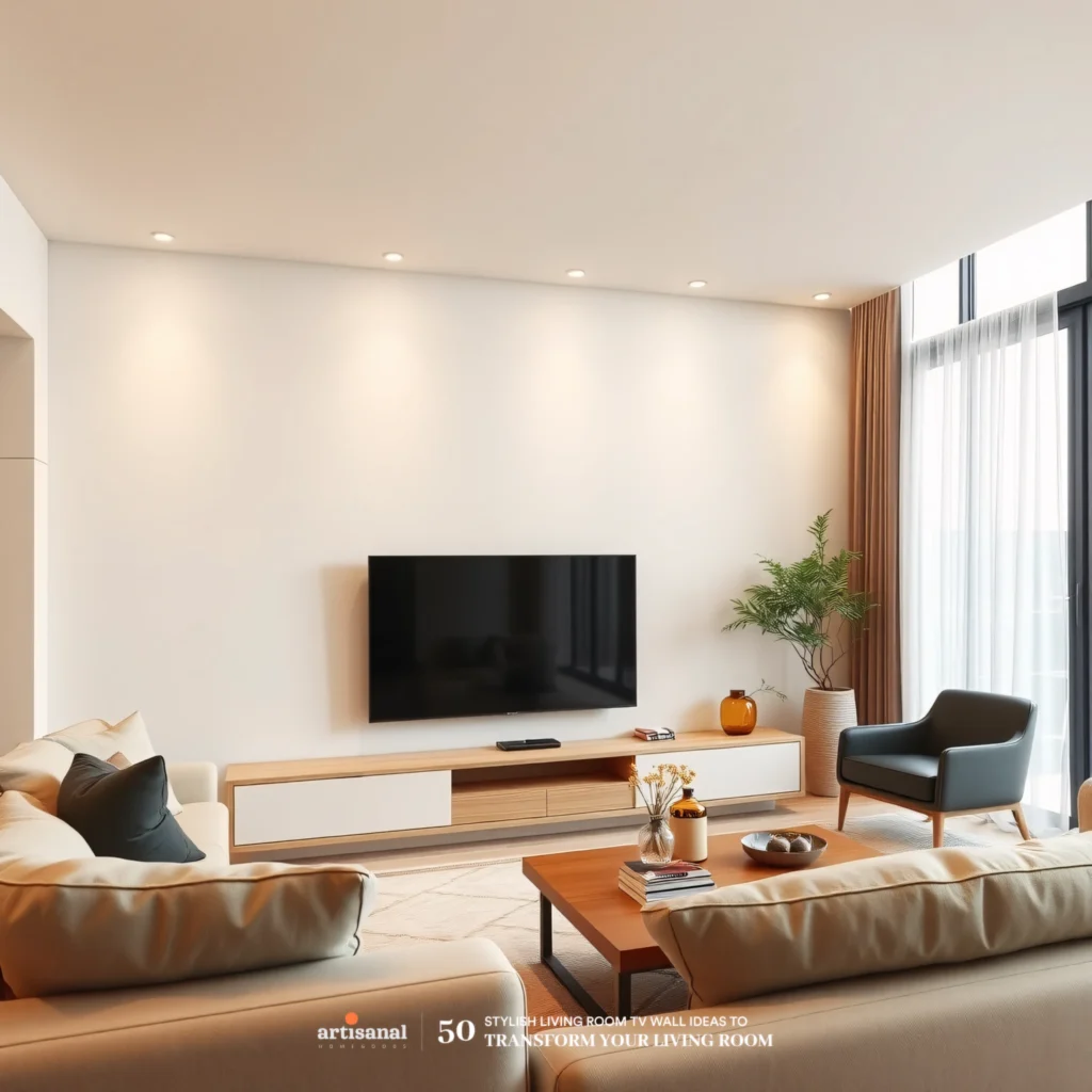 50 Modern TV Wall Ideas to Transform Your Living Room in 2025