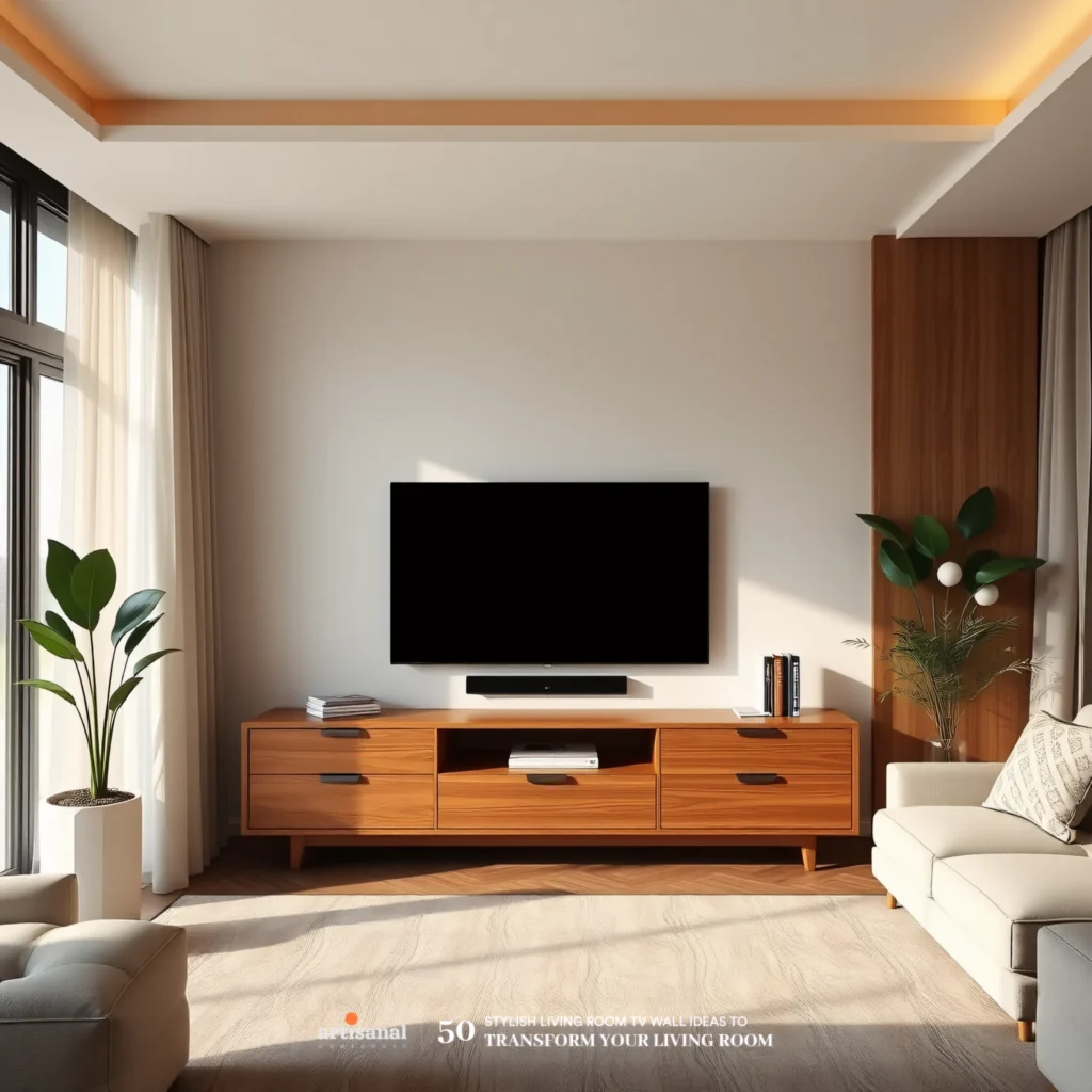 50 Modern TV Wall Ideas to Transform Your Living Room in 2025