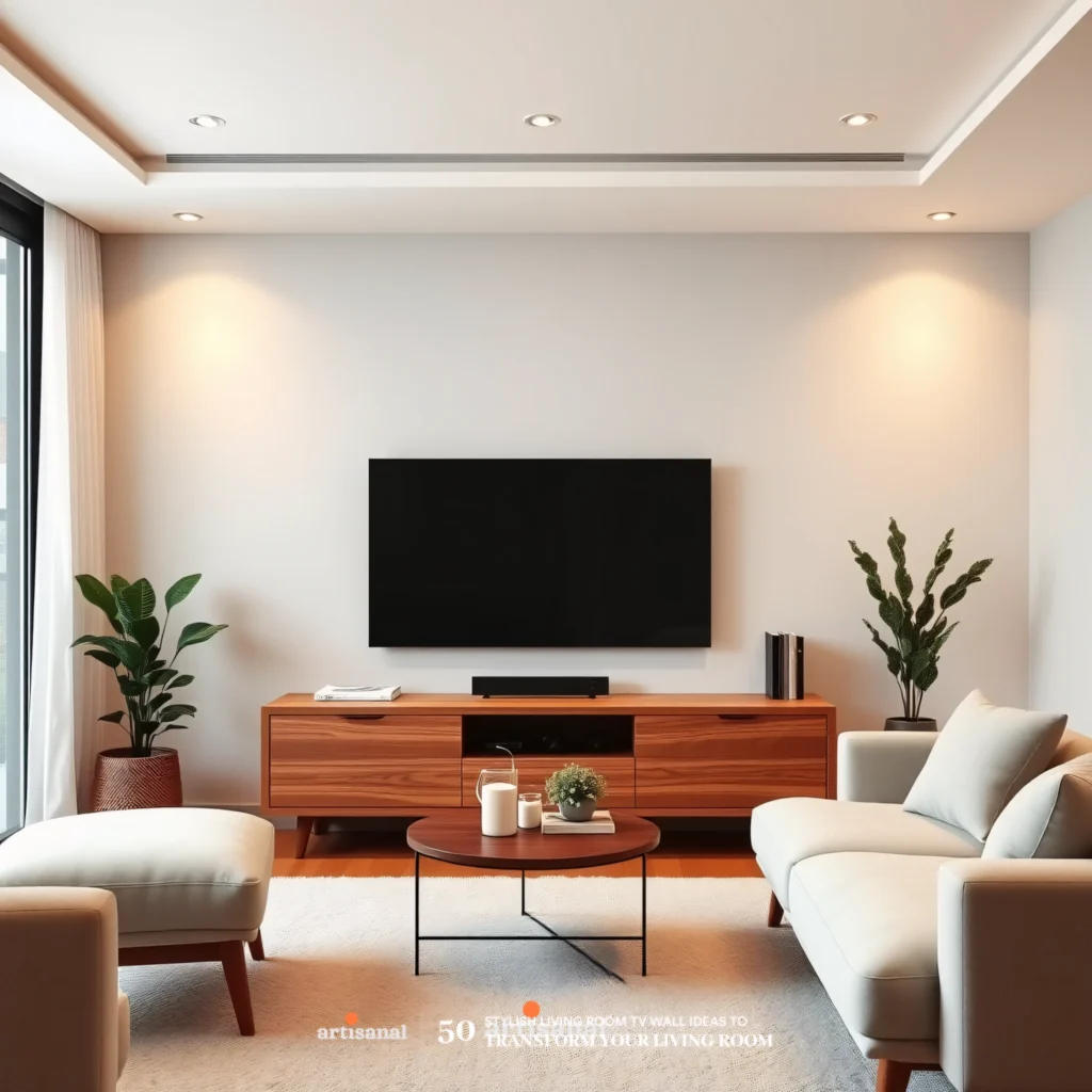 50 Modern TV Wall Ideas to Transform Your Living Room in 2025